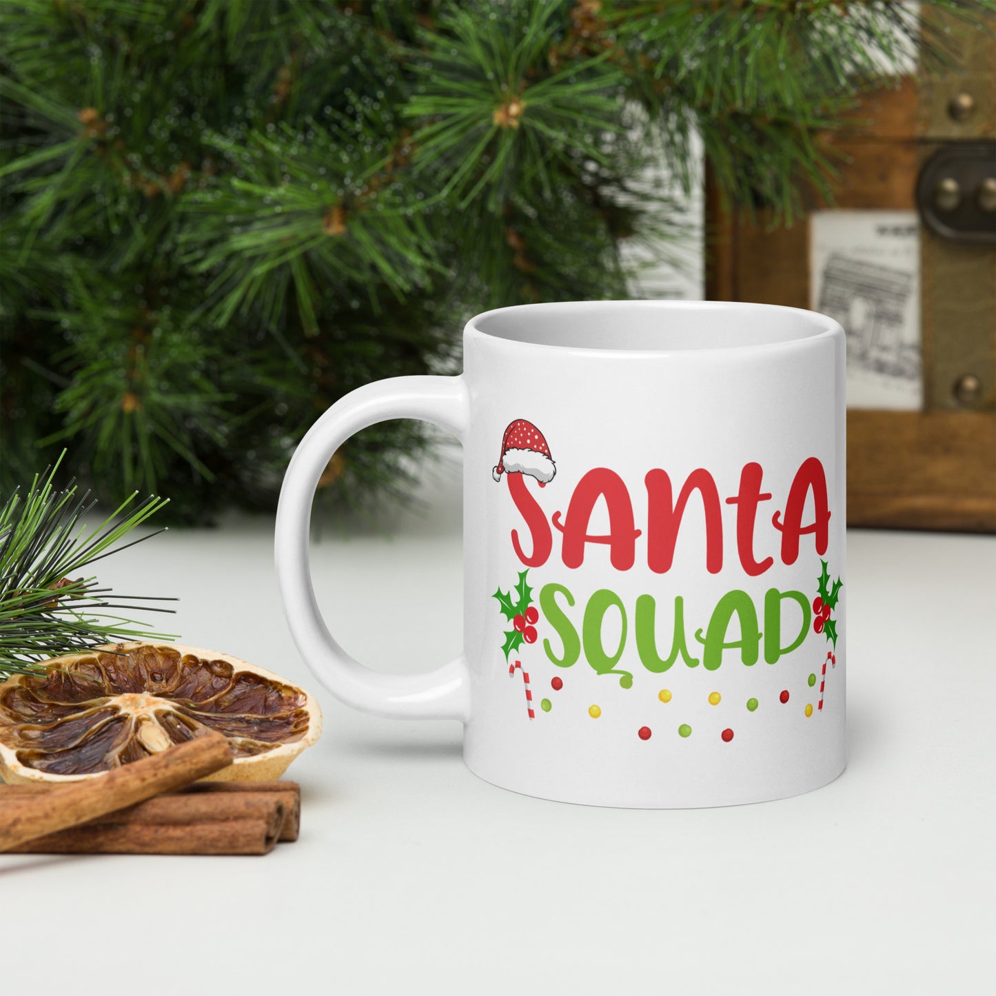 Santa Squad Mug (White)