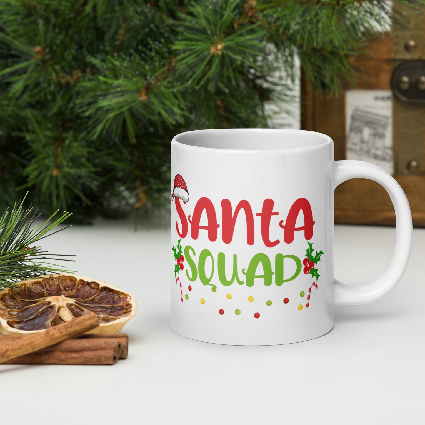 Santa Squad Mug (White)