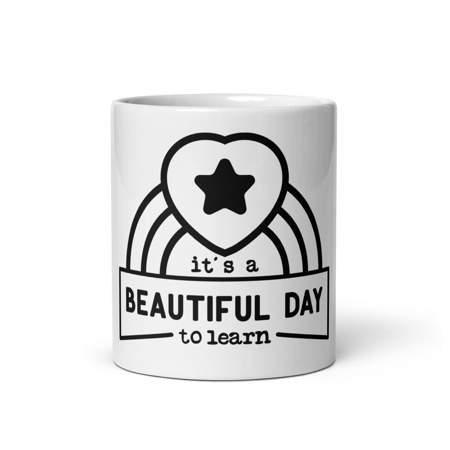 It's a Beautiful Day to Learn Ceramic Mug